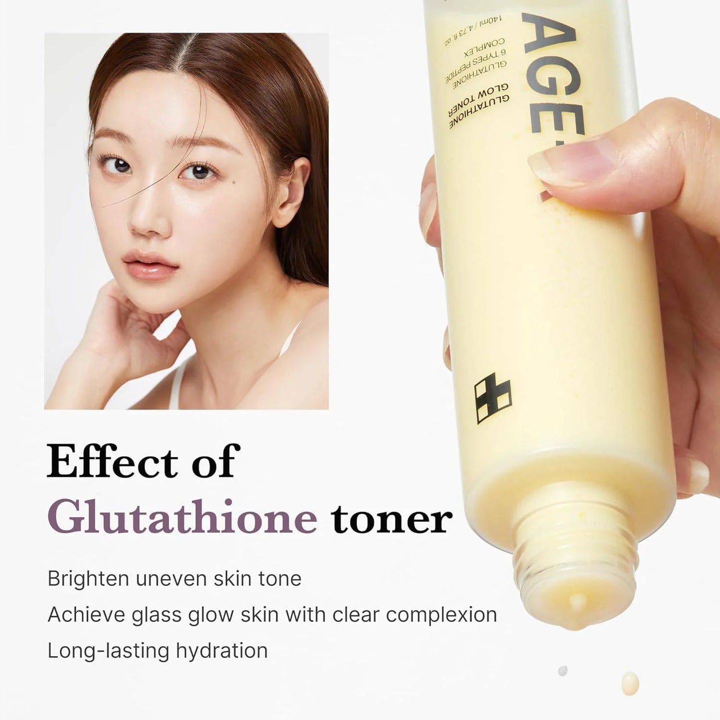 Medicube AGE-R Glow Toner – hydrateert & verheldert (140ml)