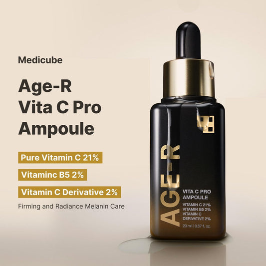 Medicube AGE-R Vita C Ampoule – vermindert vlekken & verstevigt (20ml)