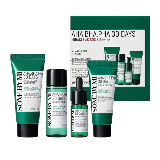 AHA.BHA.PHA 30 Days Miracle AC SOS Kit - 4 delige mini set