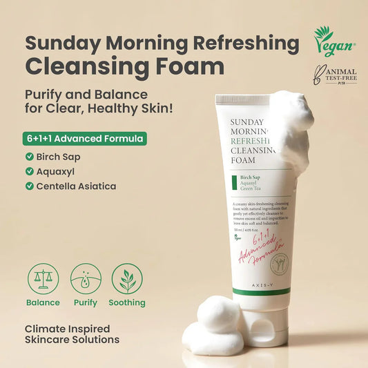 Sunday Morning Refreshing Cleansing Foam 120ml