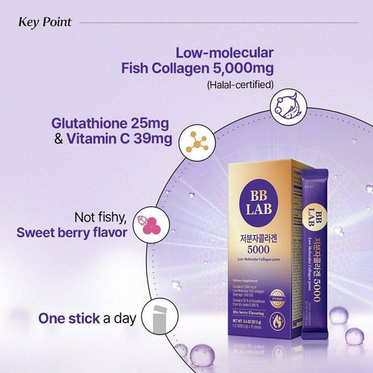 Low Molecular Collagen 5000- Elasticiteit & Glans