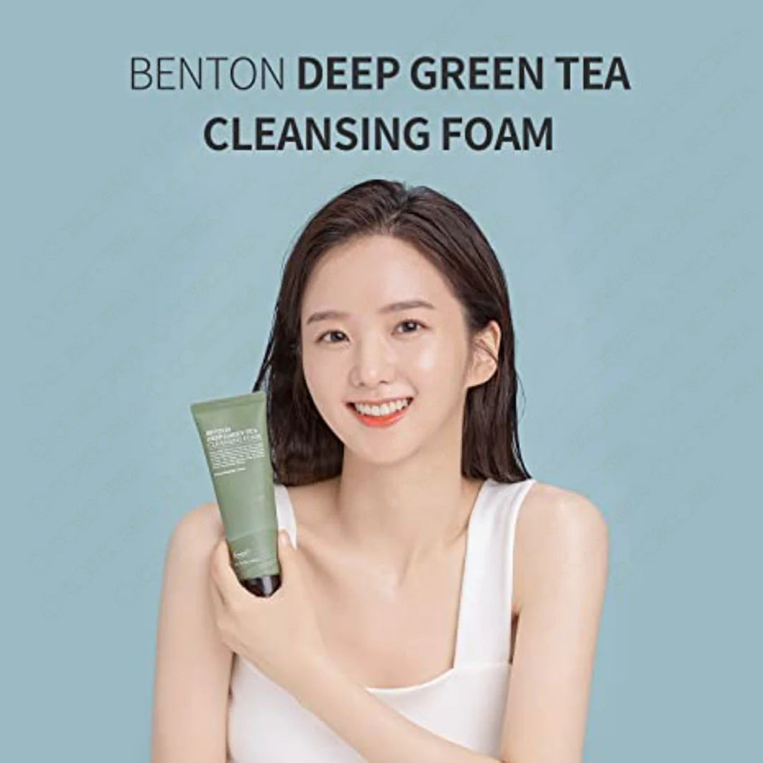 Deep Green Tea Cleansing Foam 120g