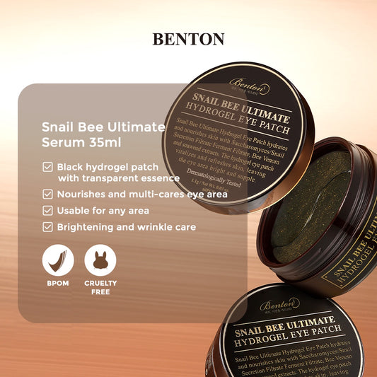 Benton Snail Bee Ultimate Hydrogel Eye Patch 1.1g 60pcs