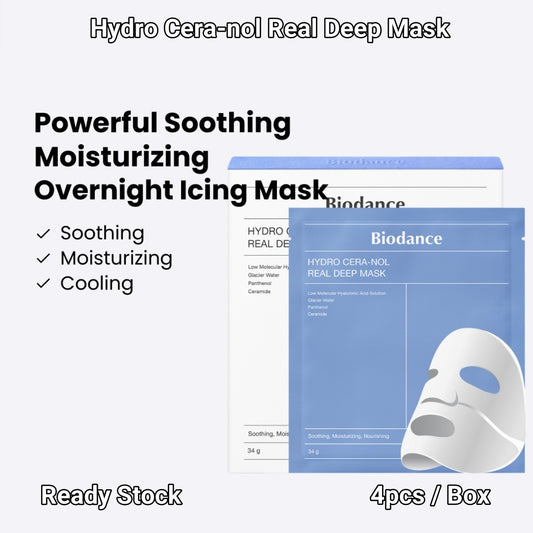 Hydro Cera-nol Real Deep Mask 1Box (4 stuks)