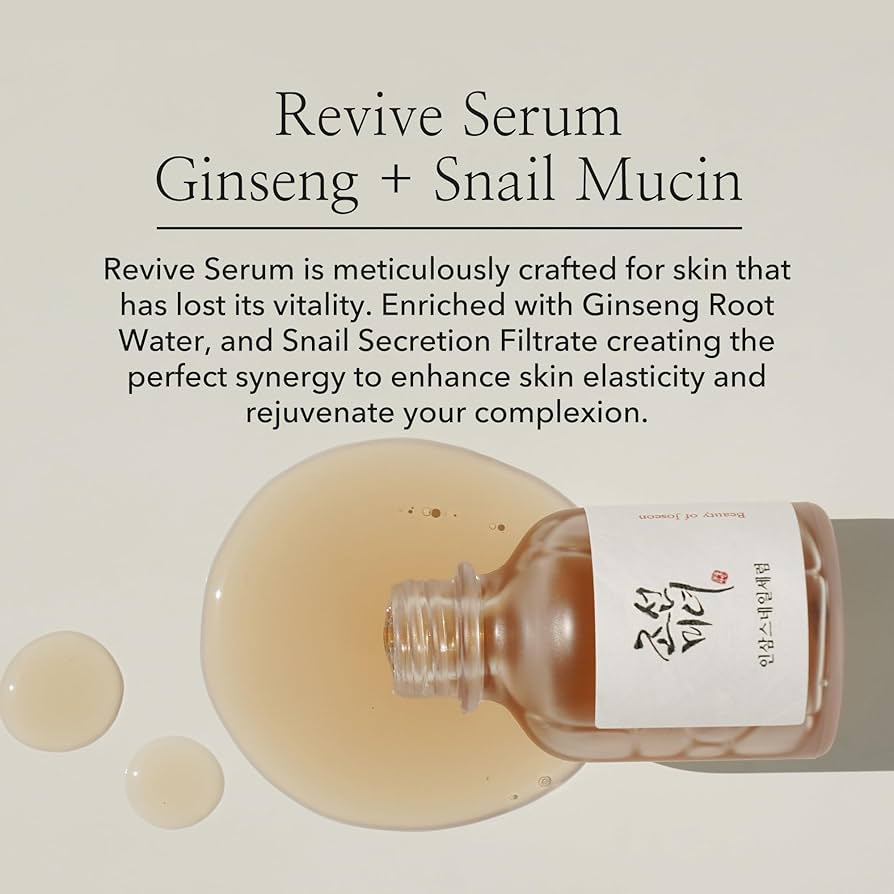 Revive Serum: Ginseng + Snail Mucin (30ml)