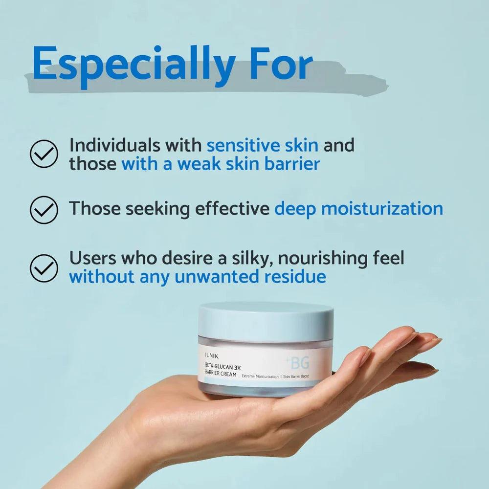 Beta Glucan 3X Barrier Cream – Beschermende Herstellende Crème 50ml