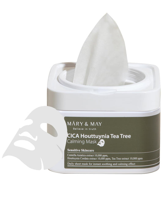 CICA Tea Tree Masker – kalmeert & herstelt dagelijks (30 stuks)