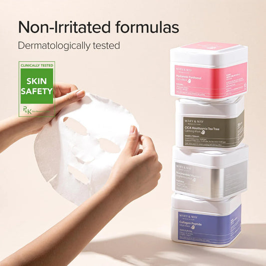 Collagen Peptide Mask – hydrateert & verstevigt (30 stuks)