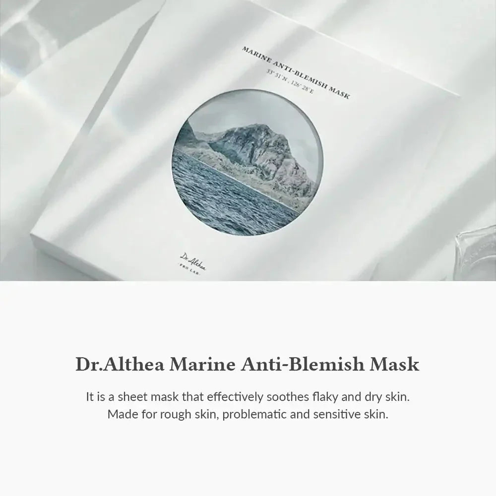 Marine Anti-Blemish Mask – Zuiverend & Kalmerend (5 stuks)