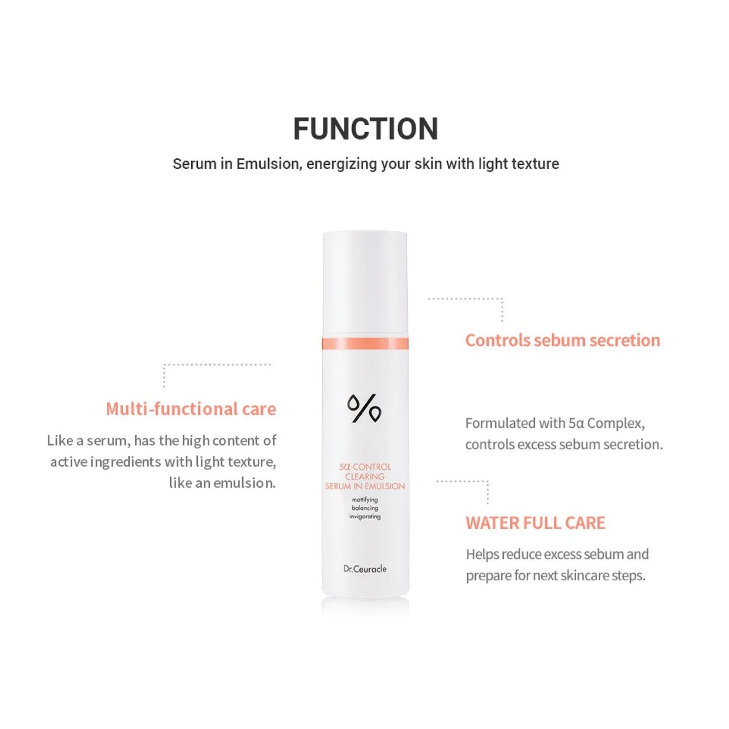 5α Control Serum in Emulsion – Matterend & Verzorgend 100ml