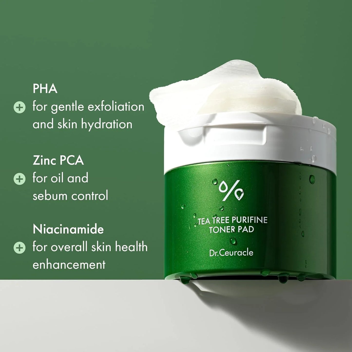 Tea Tree Purifine Toner Pads – Kalmerend & Zuiverend (60 stuks)