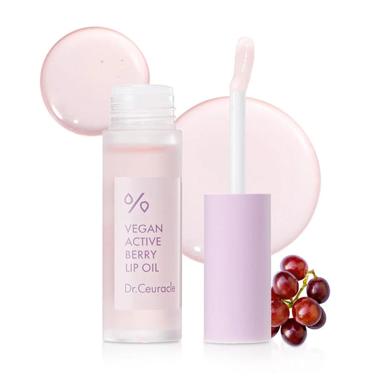 Vegan Active Berry Lip Oil – Voedend & Verzachtend 4.5ml