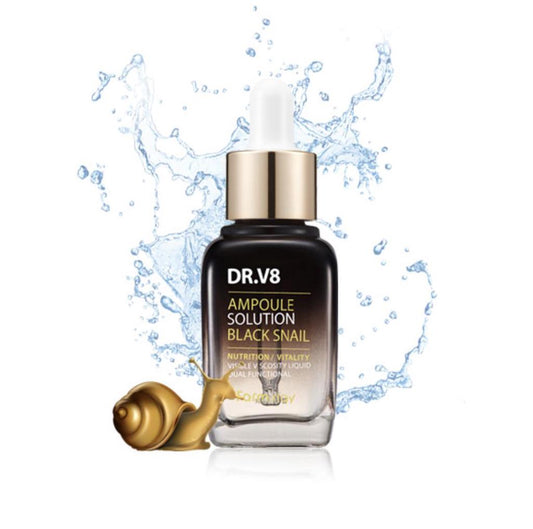 DR-V8 Ampoule Black Snail – Herstel & Voeding 30ml