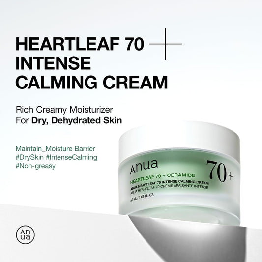 Heartleaf 70% Intense Calming Cream 50ml