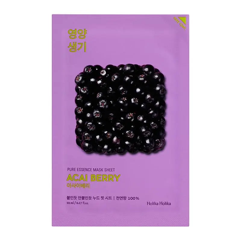 Pure Essence Mask Sheet Acai Berry 20ml