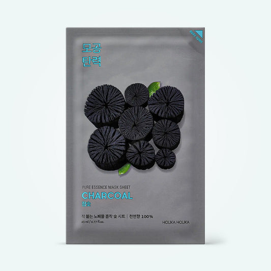Pure Essence Mask Sheet – Charcoal 23ml - Detox masker