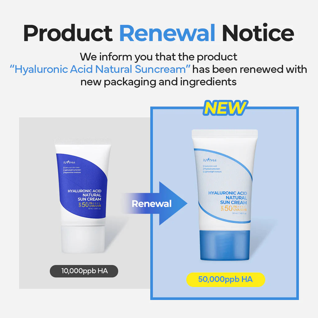 Hyaluronic Acid Natural Sun Cream – Hydraterende Zonbescherming 50ml