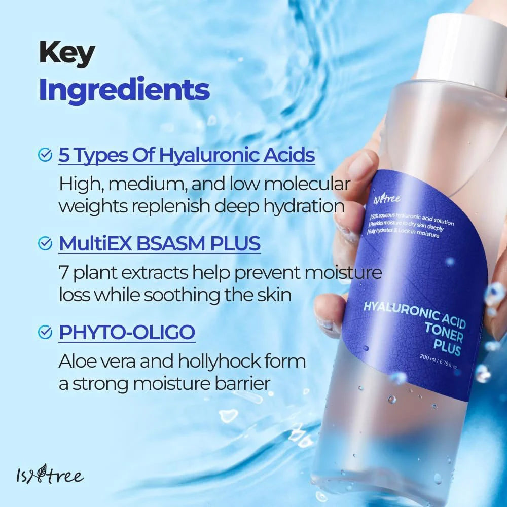 Hyaluronic Acid Toner Plus – Extra Hydraterend 200ml