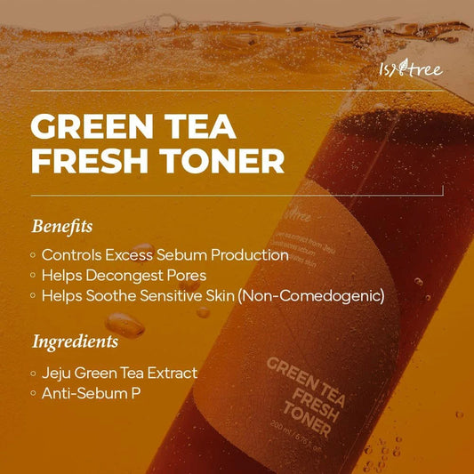 Green Tea Fresh Toner – Hydraterend & Verfrissend 200ml