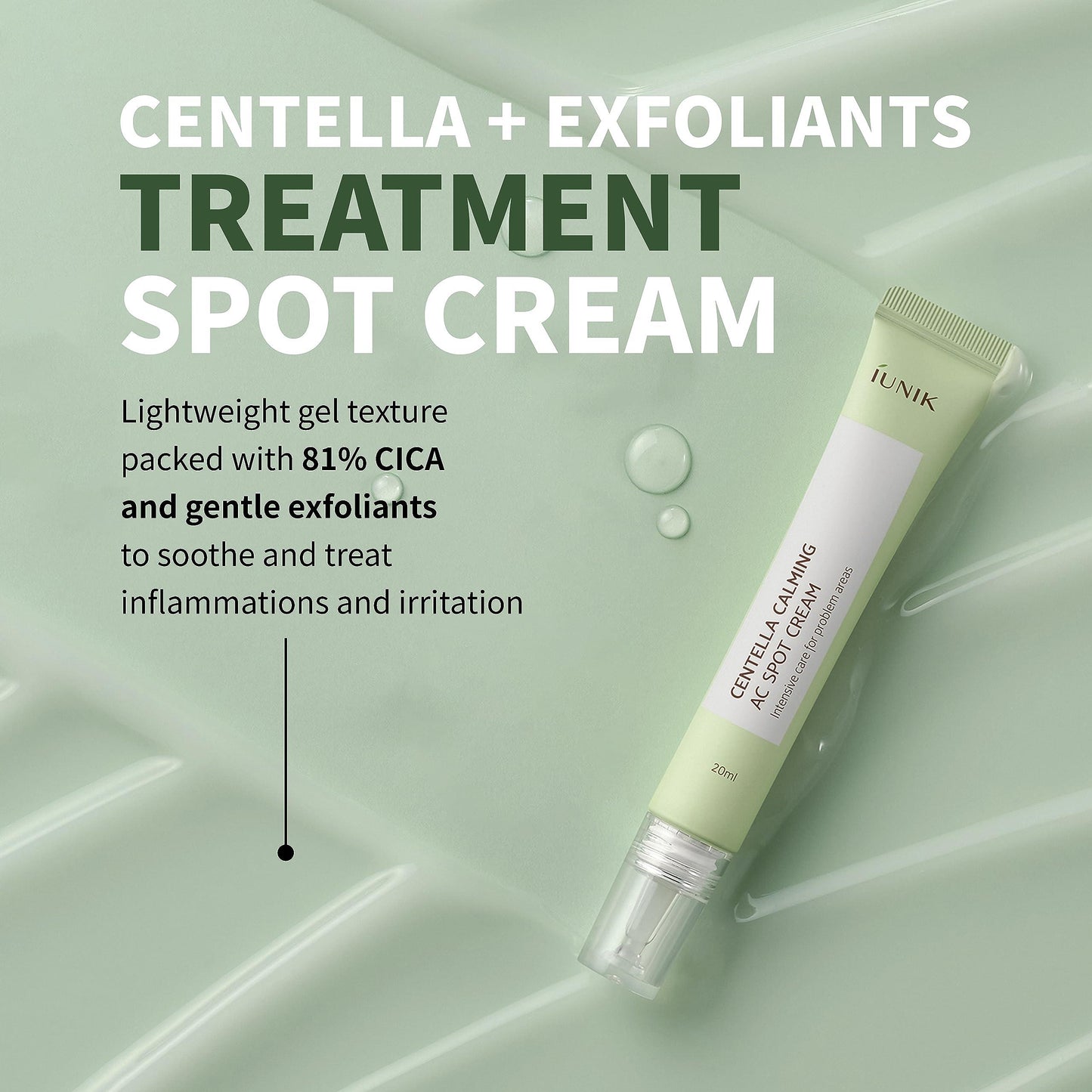 Centella AC Spot Cream – Kalmerende Crème tegen Puistjes 20ml