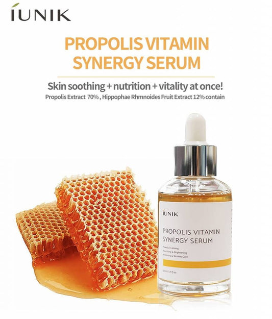 Propolis Vitamin Serum – Herstel & Glans met Propolis & Vitamine C 50ml