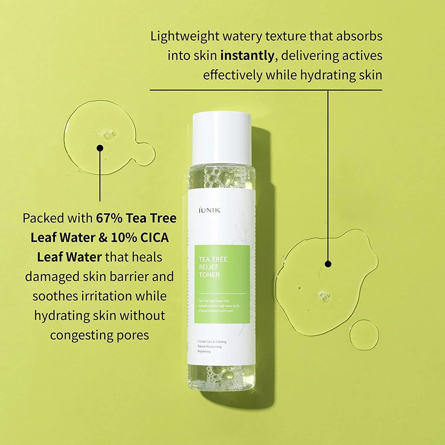 Tea Tree Relief Toner – Kalmerende & Zuiverende Toner 200ml