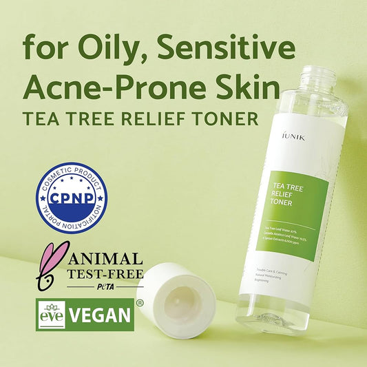 Tea Tree Relief Toner – Kalmerende & Zuiverende Toner 200ml