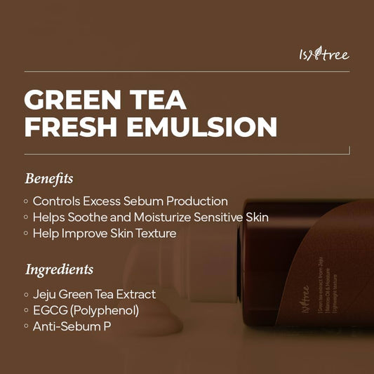 Green Tea Fresh Emulsion – Lichtgewicht Hydratatie 120ml 2. SEO-titel (zoekwoordenrijk, max 70 tekens):