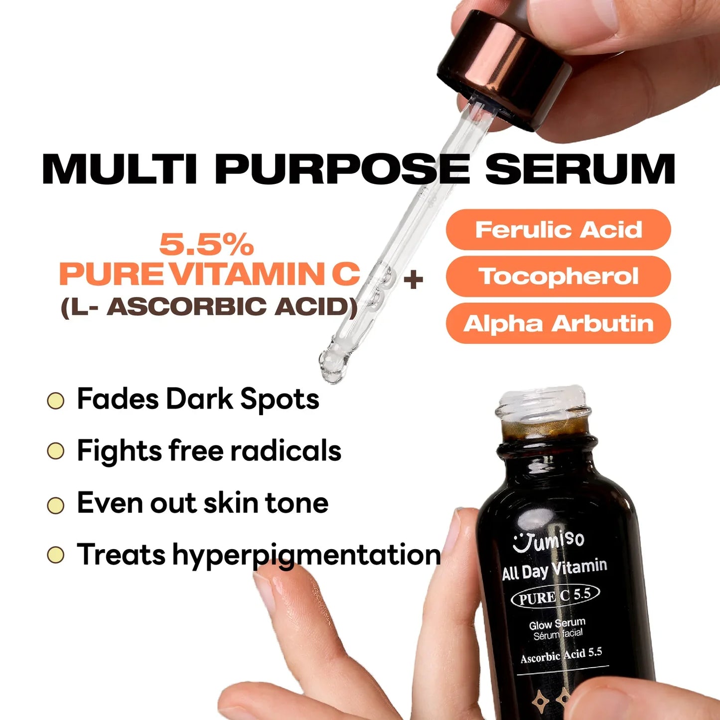 All Day Vitamin Pure C 5.5 Glow Serum – Stralende Huid 30ml