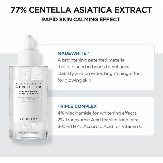 Madagascar Centella Tone Brightening Capsule Ampoule 50ml - verhelderen huid