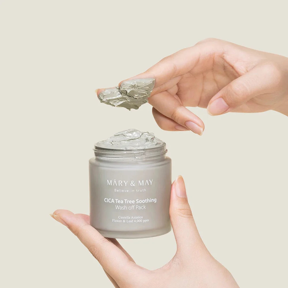 CICA Tea Tree Masker – zuivert & kalmeert de huid (125g)