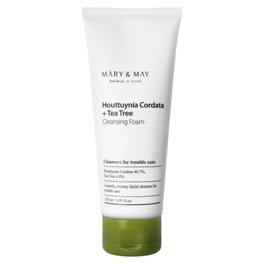 Houttuynia Cordata + Tea Tree Cleansing Foam – Kalmerend & Reinigt Diep 150ml