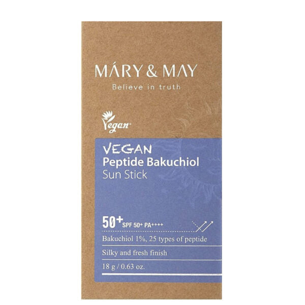 Vegan Peptide Bakuchiol Sun Stick SPF50+ PA++++ 18g beschermt & verstevigt