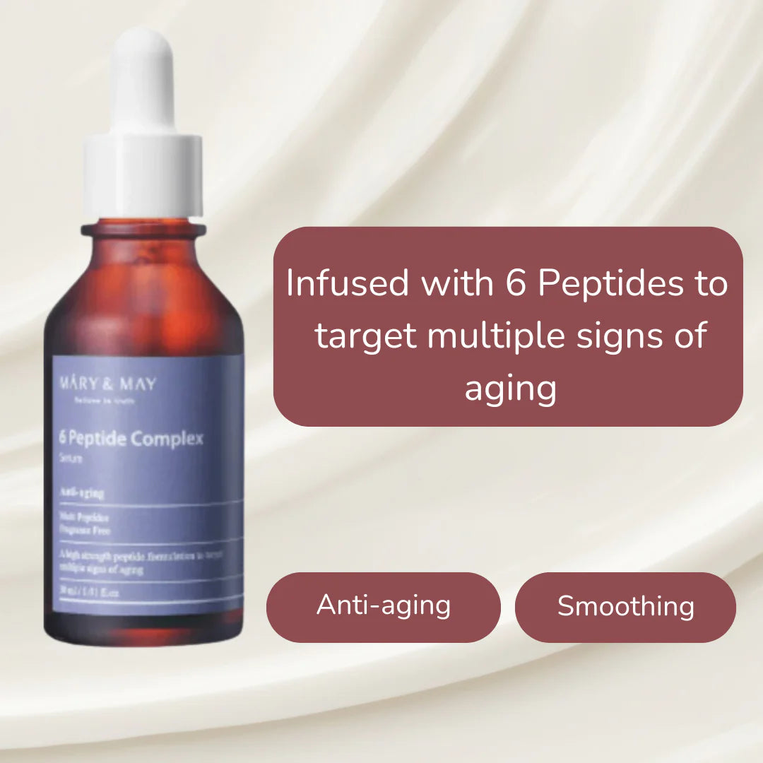 6 Peptide Complex Serum (30 ml) – Voor Stevigheid & Anti-Aging
