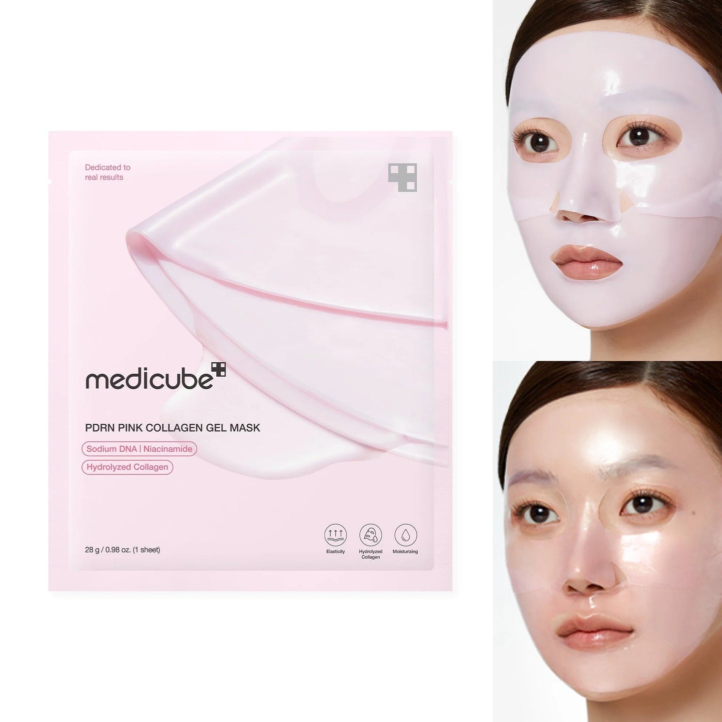 PDRN Pink Collagen Gel Mask – liftend & glow-verzorging