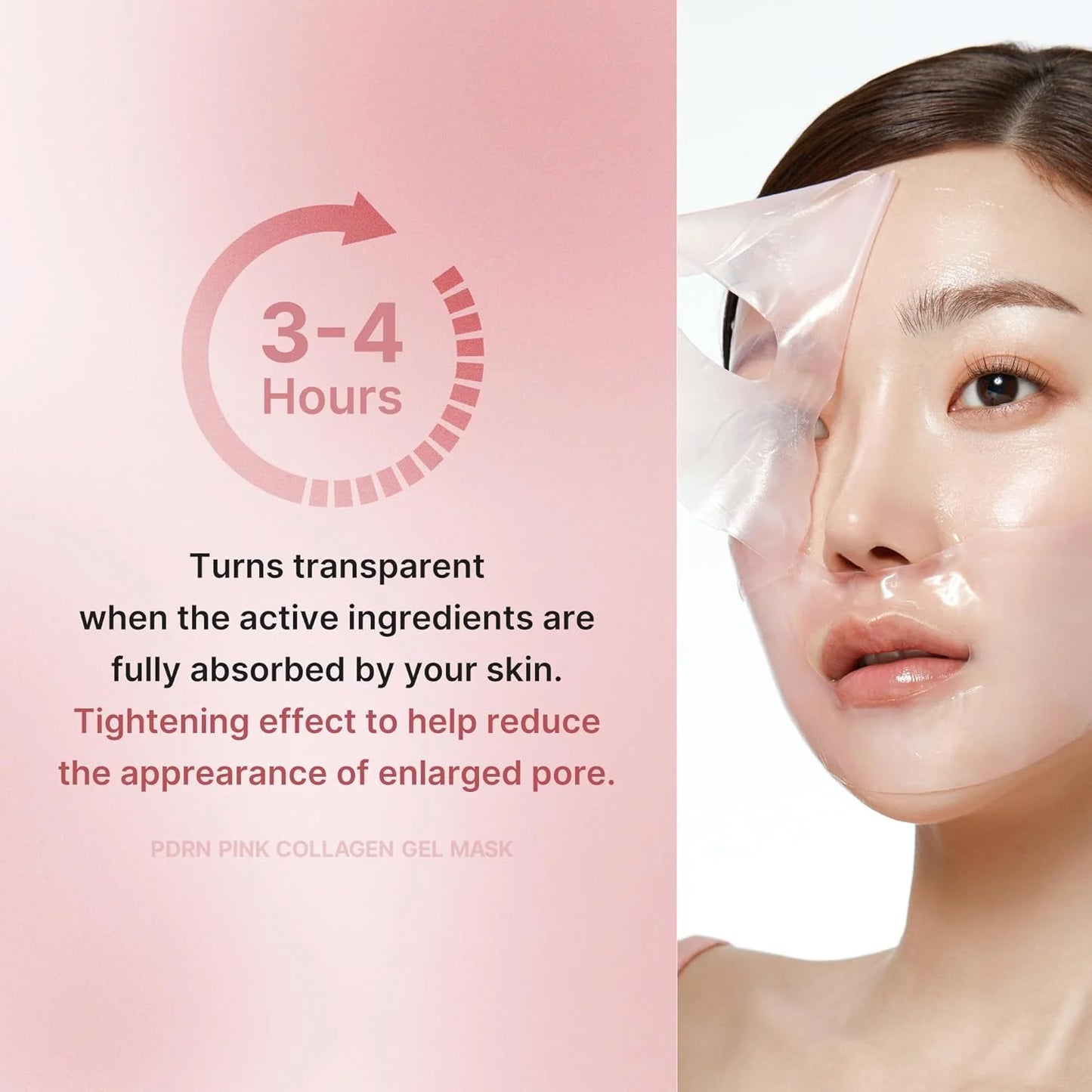 PDRN Pink Collagen Gel Mask – liftend & glow-verzorging