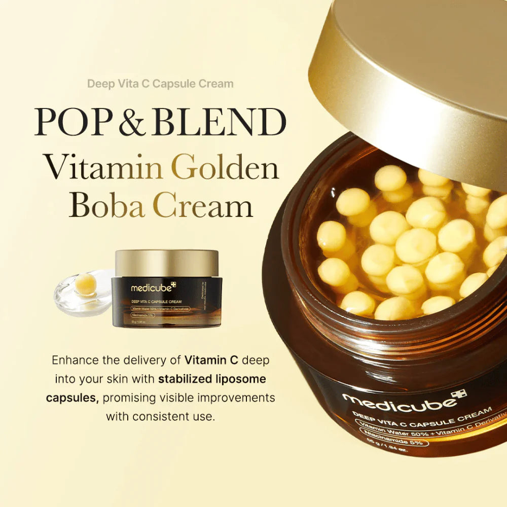 Deep Vita C Capsule Cream – verheldert & hydrateert (55g)
