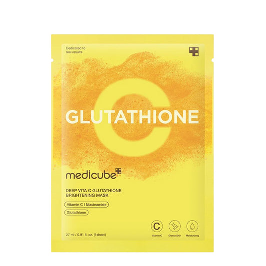 Deep Vita C Glutathione Mask – verheldert & egaliseert (27ml)