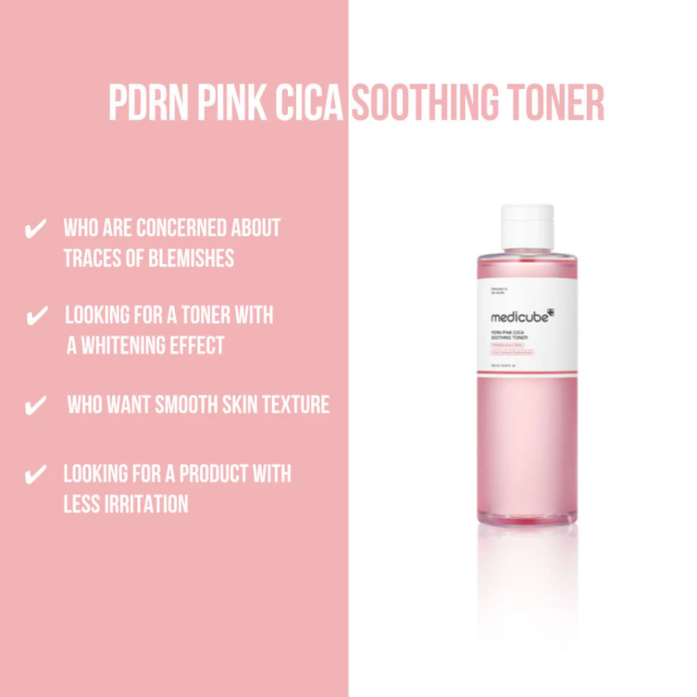 PDRN Pink Cica Soothing Toner (250ml)