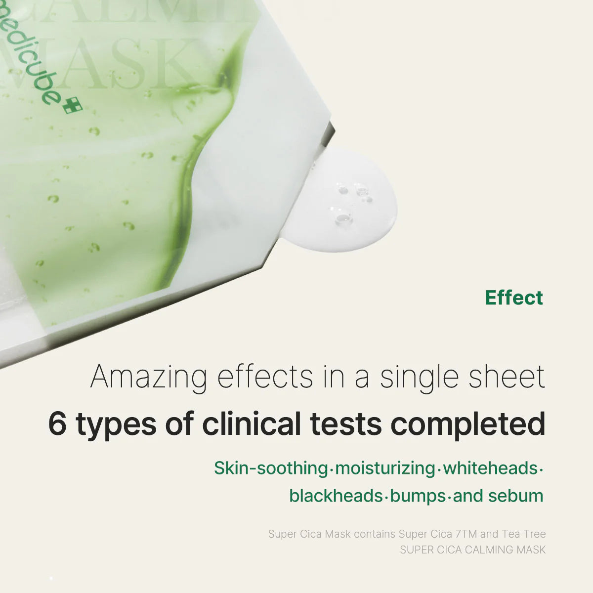 Super Cica Calming Mask – kalmeert & hydrateert direct (22g)