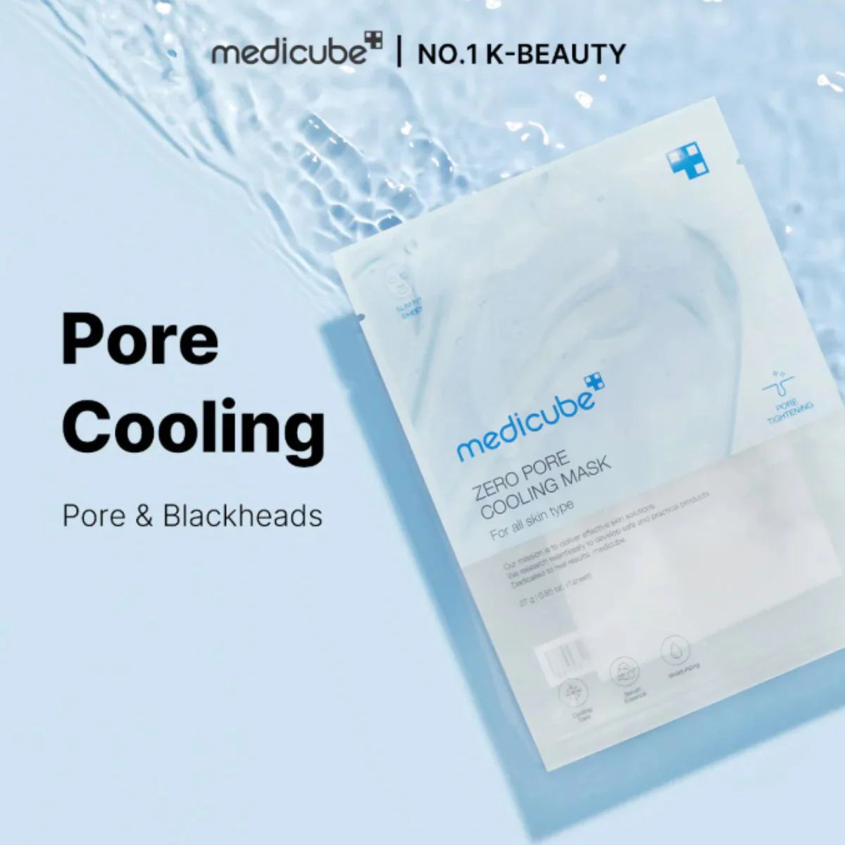 Zero Pore Cooling Mask – kalmeert & verfijnt poriën (27g)