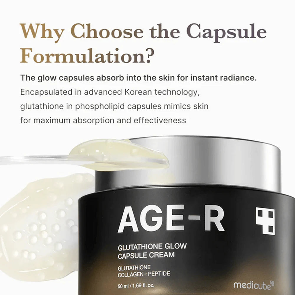 Medicube AGE-R Glow Cream – verheldert & verstevigt de huid (50ml)