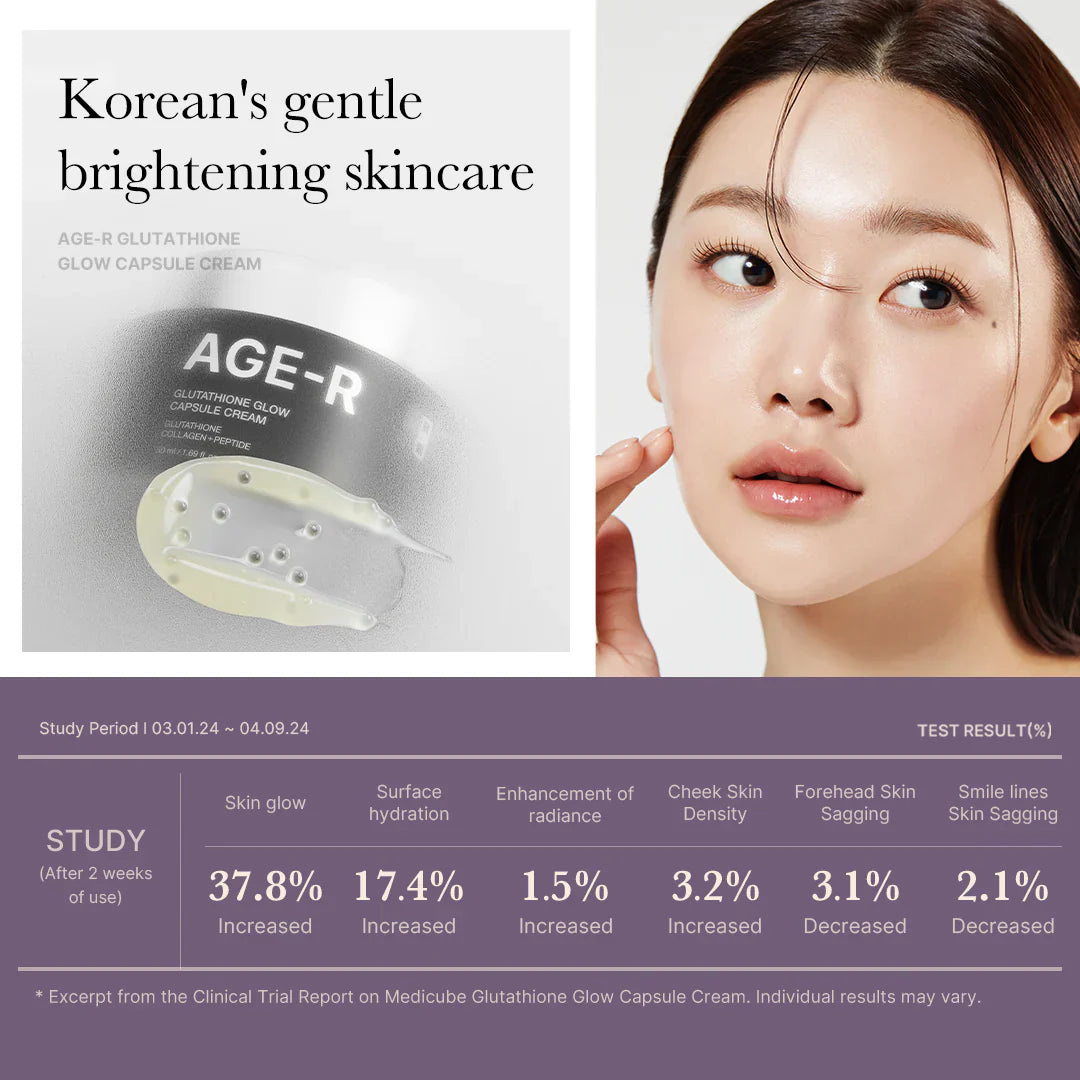 Medicube AGE-R Glow Cream – verheldert & verstevigt de huid (50ml)