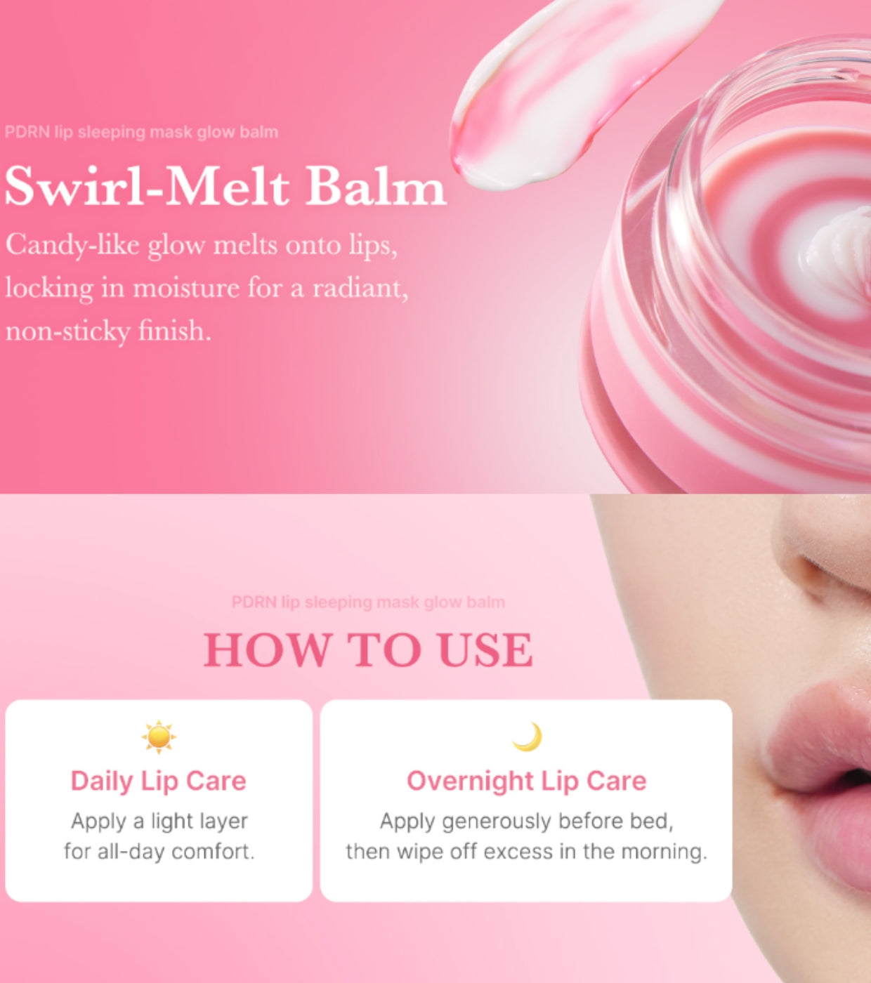 PDRN Lip Sleeping Mask – volle lippen & diepe hydratatie (10g)