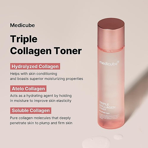 Triple Collagen Toner 4.0 – hydrateert & verstevigt (140ml)