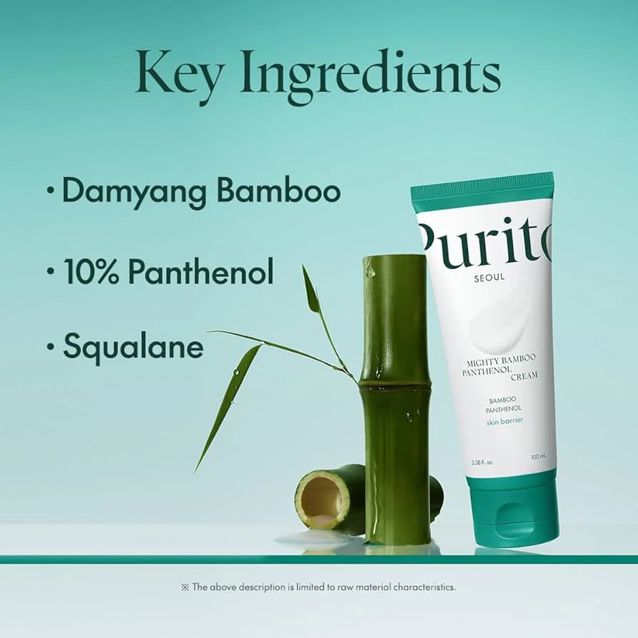 Mighty Bamboo Panthenol Cream 100ml - versterkt & hydrateert gevoelige huid