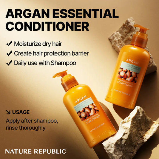 Argan Conditioner – herstelt & verzacht beschadigd haar (300ml)