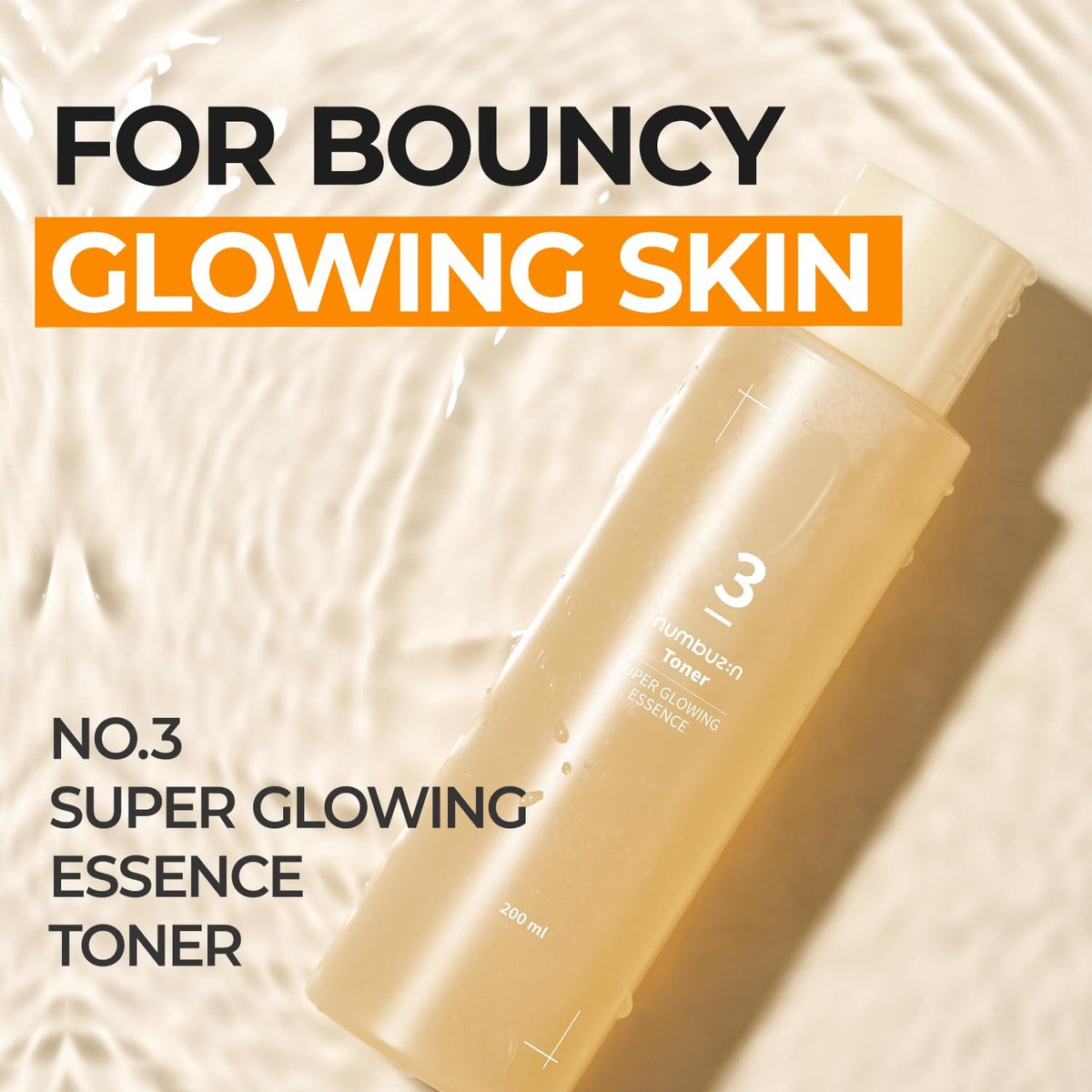 No.3 Toner – hydrateert & verheldert doffe huid (200ml)