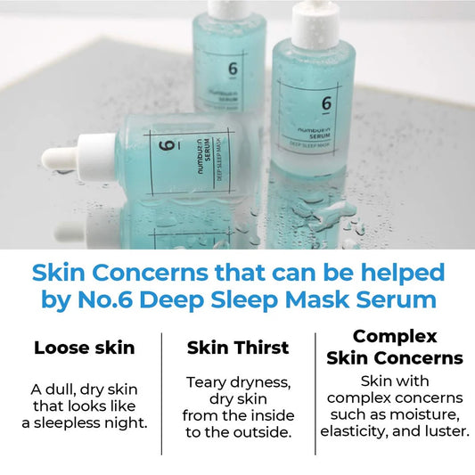 No.6 Deep Sleep Mask Serum 50ml – hydrateert & herstelt 's nachts