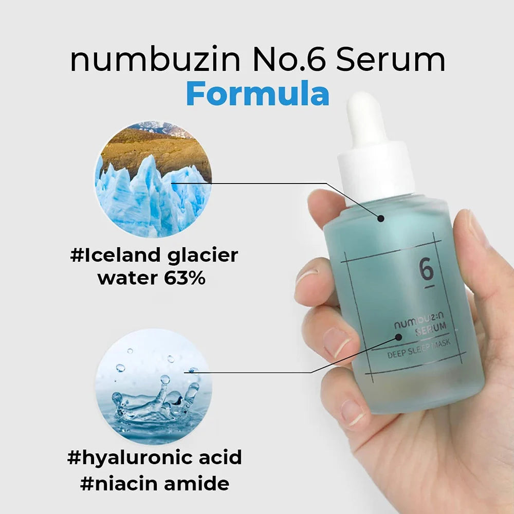 No.6 Deep Sleep Mask Serum 50ml – hydrateert & herstelt 's nachts